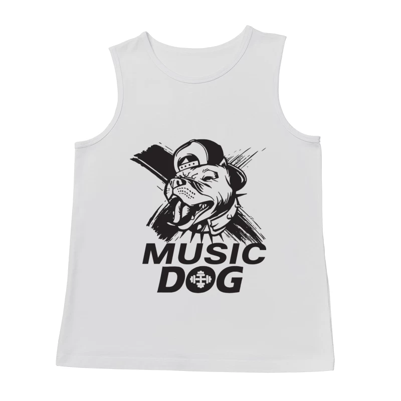 Musik Hund Design Herren Tanktops