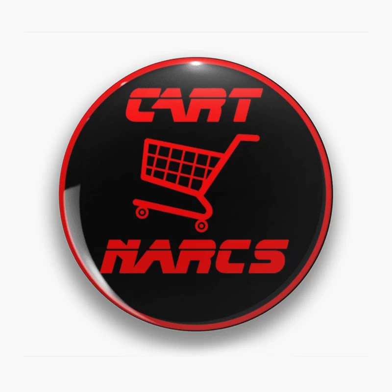 Cart Nares E-Commerce Shopping Logo Design Pin