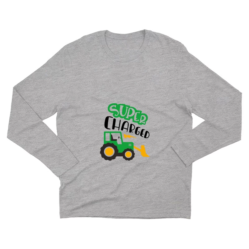 Tracteur super coloré Homme Manches Longues T-Shirt