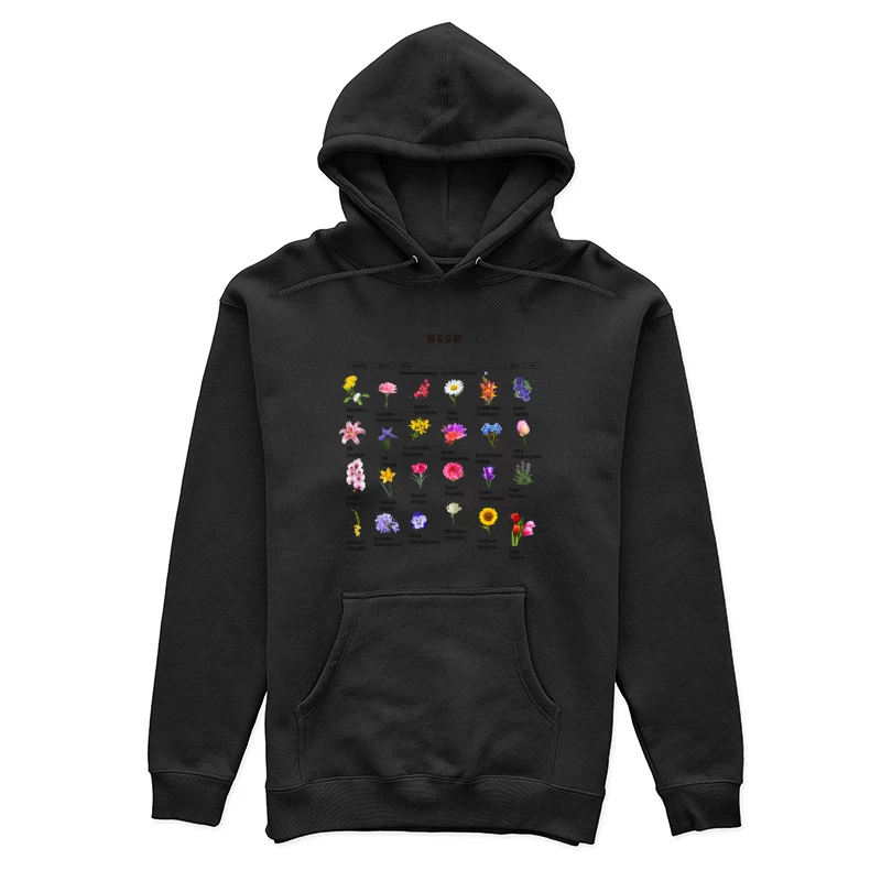 Blumenübersicht Damen Pullover Hoodie