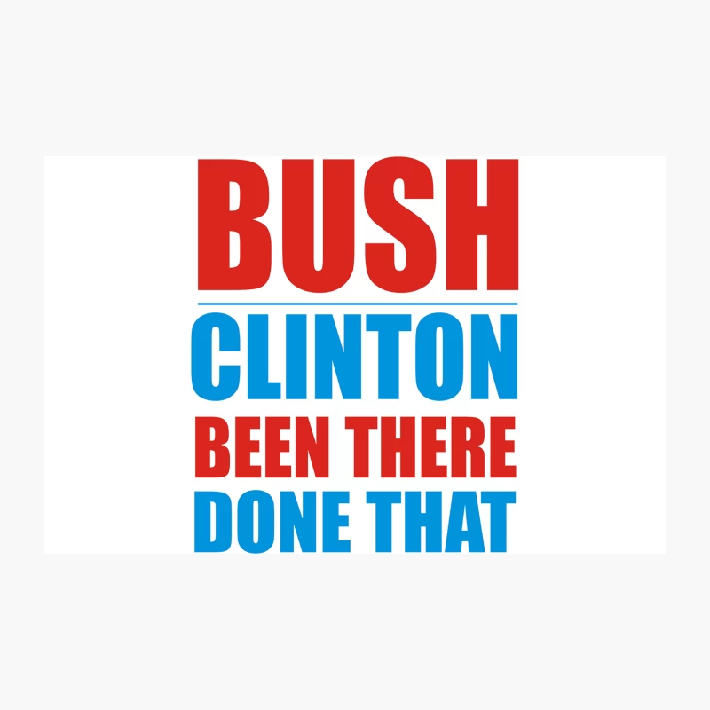 Bush Clinton Large Travel Mug