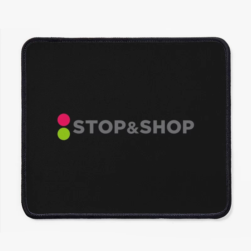 Stop & Shop Retail Brand Logo with Traffic Light Design Mouse Pad