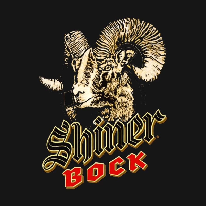 Vintage Shiner Bock Beer Logo with Golden Ram Head Design Female Long Sleeve T-Shirt