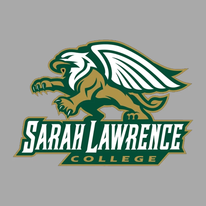 Sarah Lawrence College Griffin Athletic Logo Female Pullover Hoodie