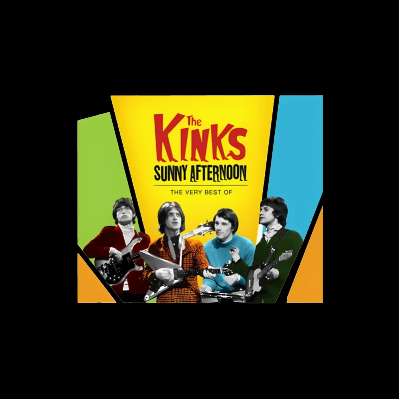 The Kinks 'Sunny Afternoon: The Very Best Of' Vintage Album Cover Mouse Pad