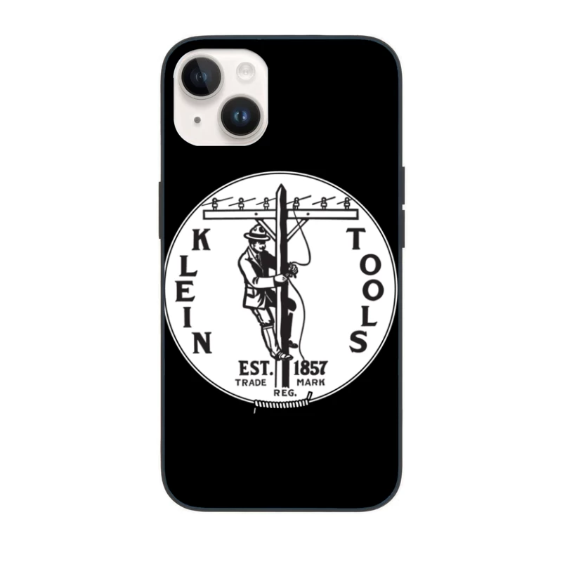 Klein Tools Vintage Lineman Logo Est. 1857 iPhone Case