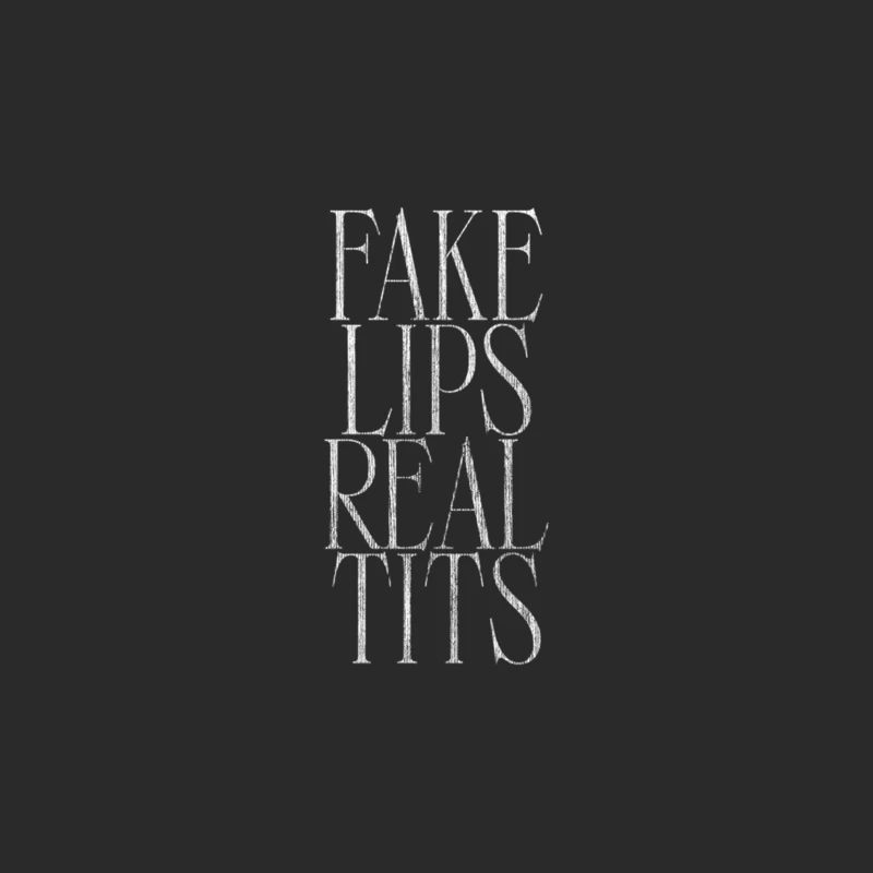 Fake Lips Real Tits Baseball Cap