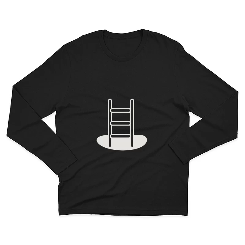 Leiter in Loch Herren Langarm T-Shirt