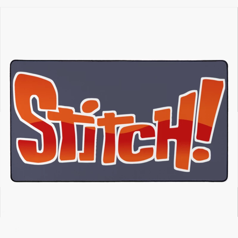 Stitch Logo from Lilo & Stitch Desk Mat