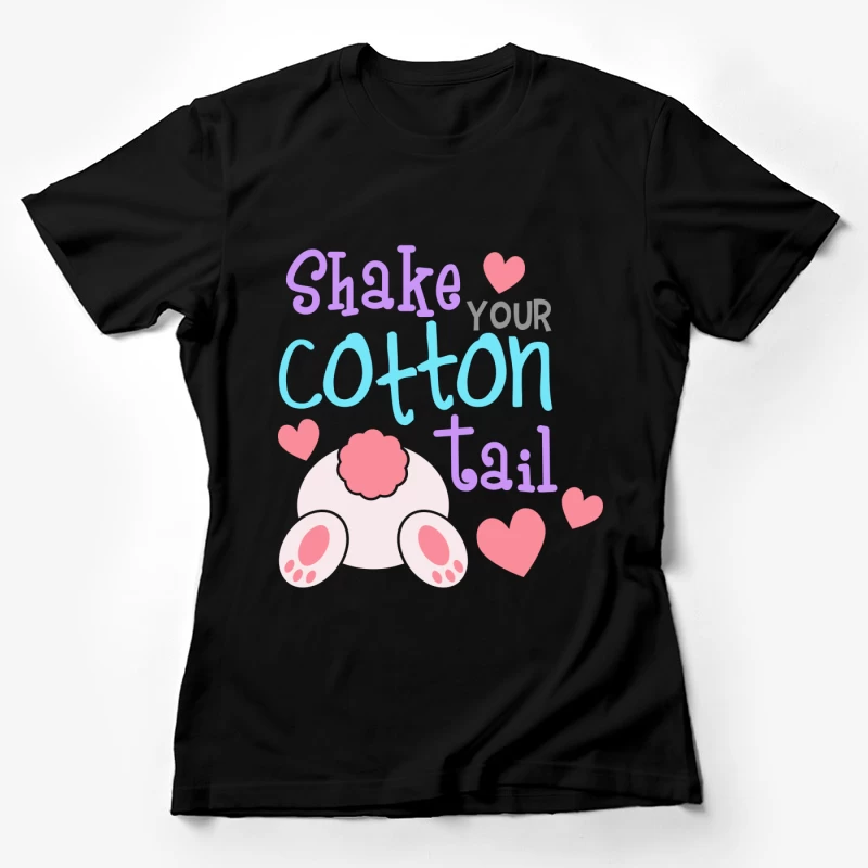 Secouez votre queue de coton charmante Femme T-Shirt