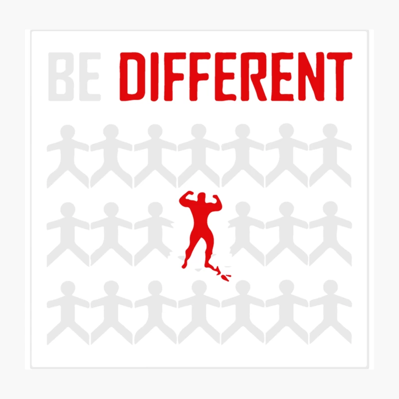 Be Different Throw Pillow