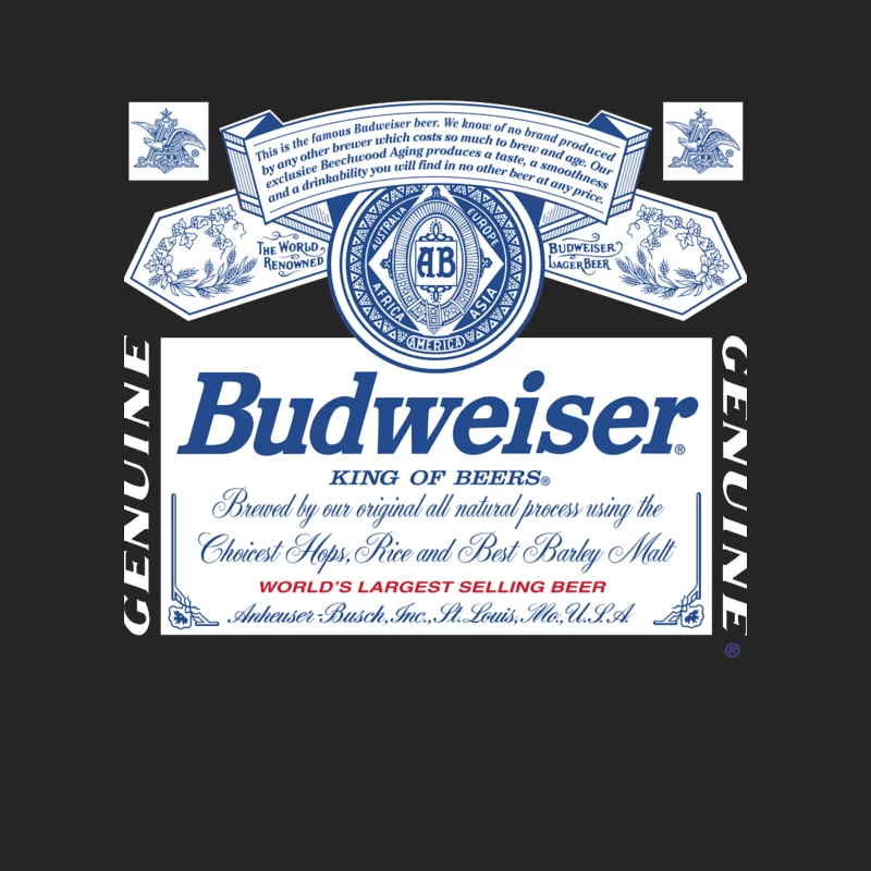 Budweiser Beer Male Pullover Sweatshirt