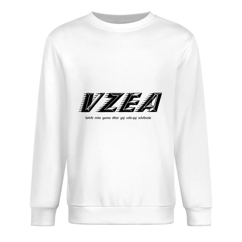 VZEA Design mit Slogan Herren Pullover Sweatshirt