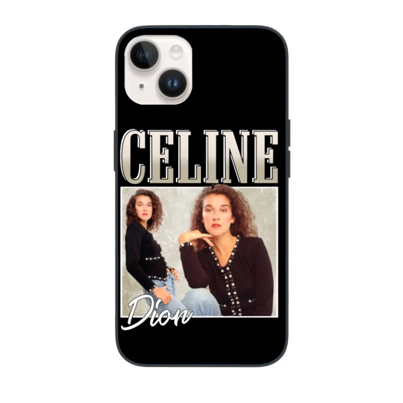 Vintage Album Cover in 1980s Fashion Style iPhone Case