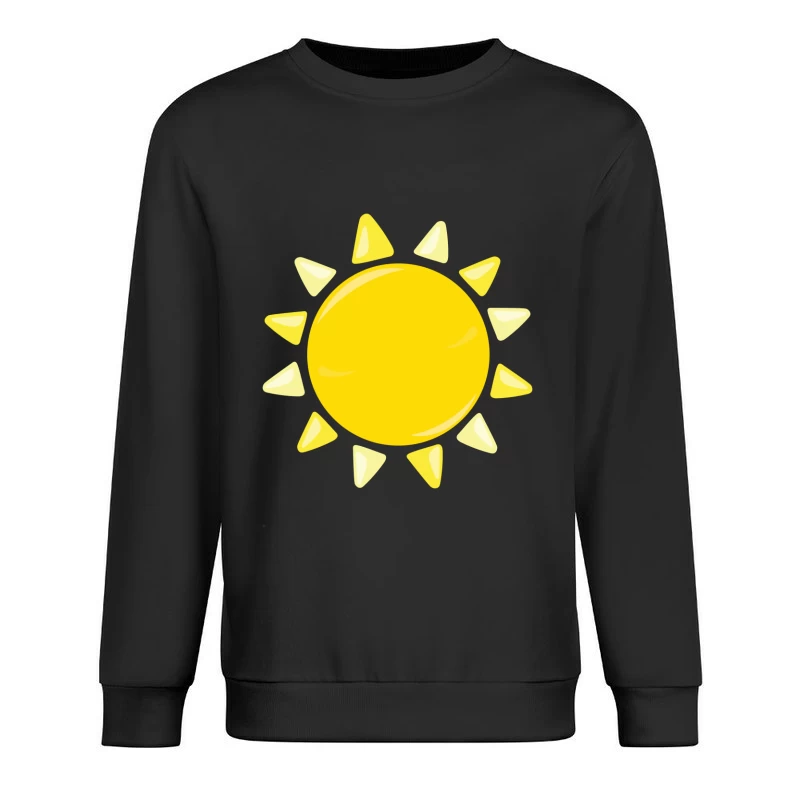 Soleil brillant avec rayons triangulaires Homme Sweat-shirt à enfiler