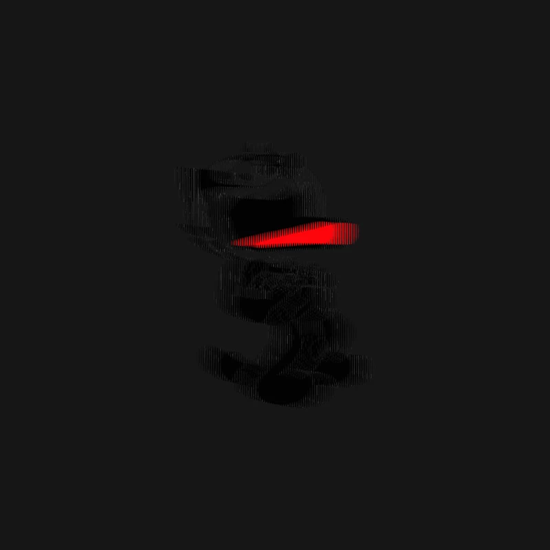 Felix The Cat  Original Glitch Style Design Desk Mat