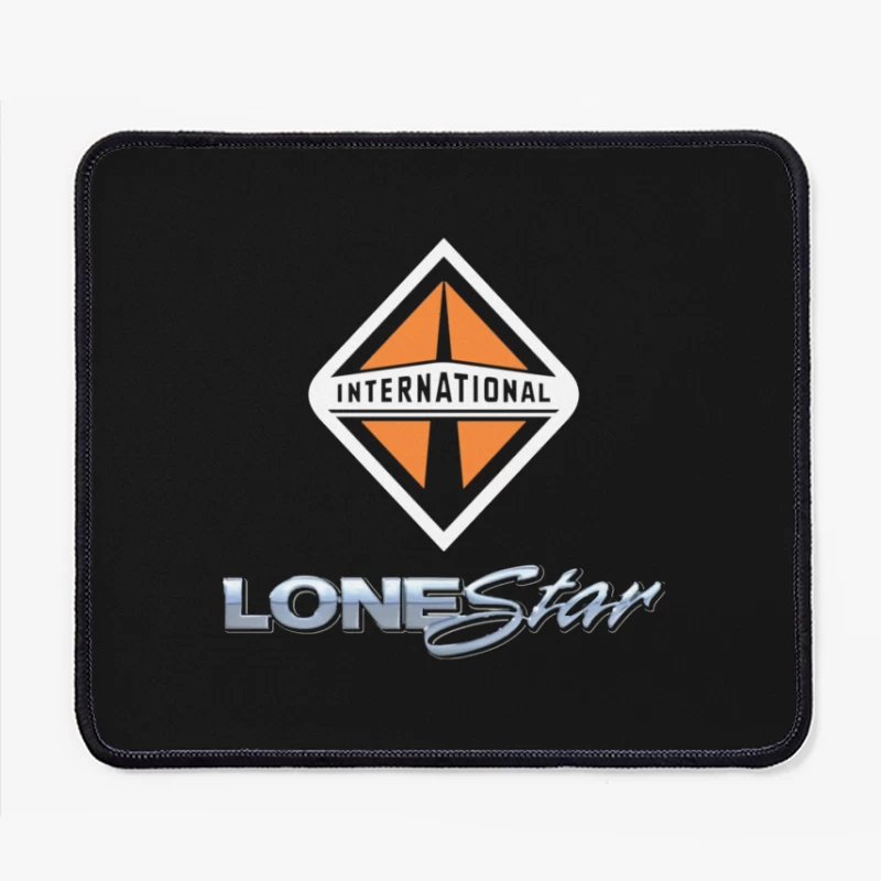 International Lonestar Truck Manufacturing Logo Design Mouse Pad