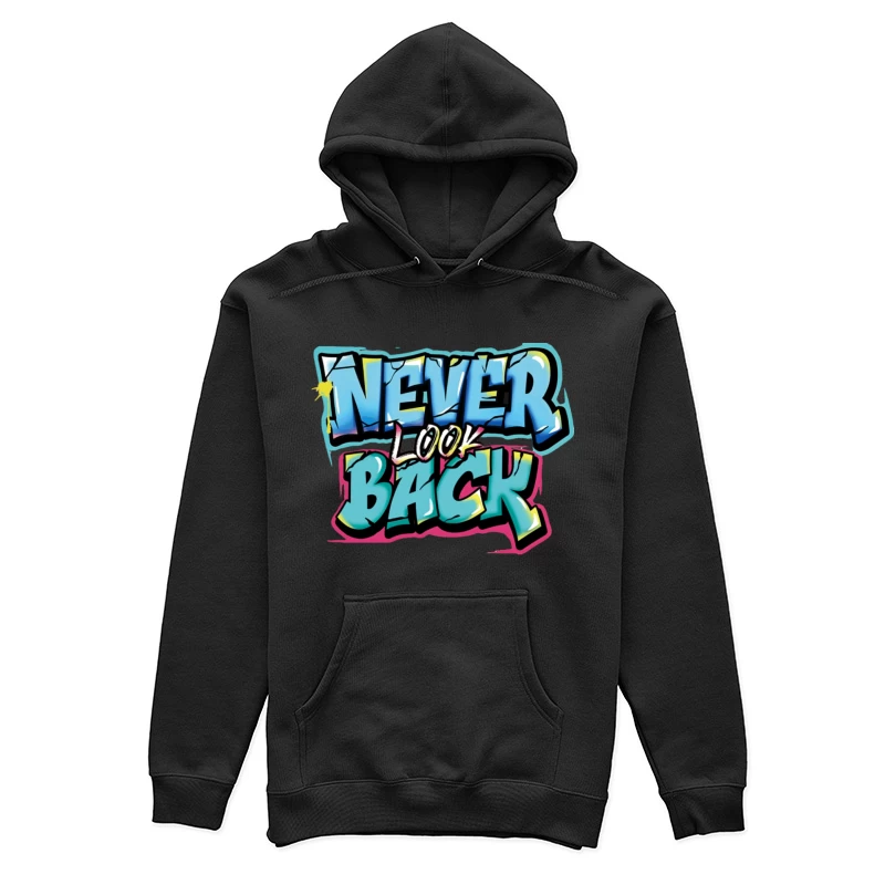 Graffiti Schriftzug - Niemals zurückblicken Damen Pullover Hoodie