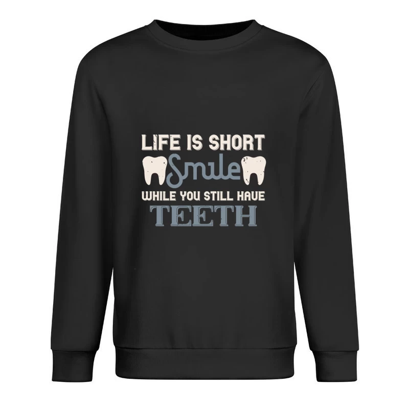 Sourire et Profiter de la Vie Homme Sweat-shirt à enfiler