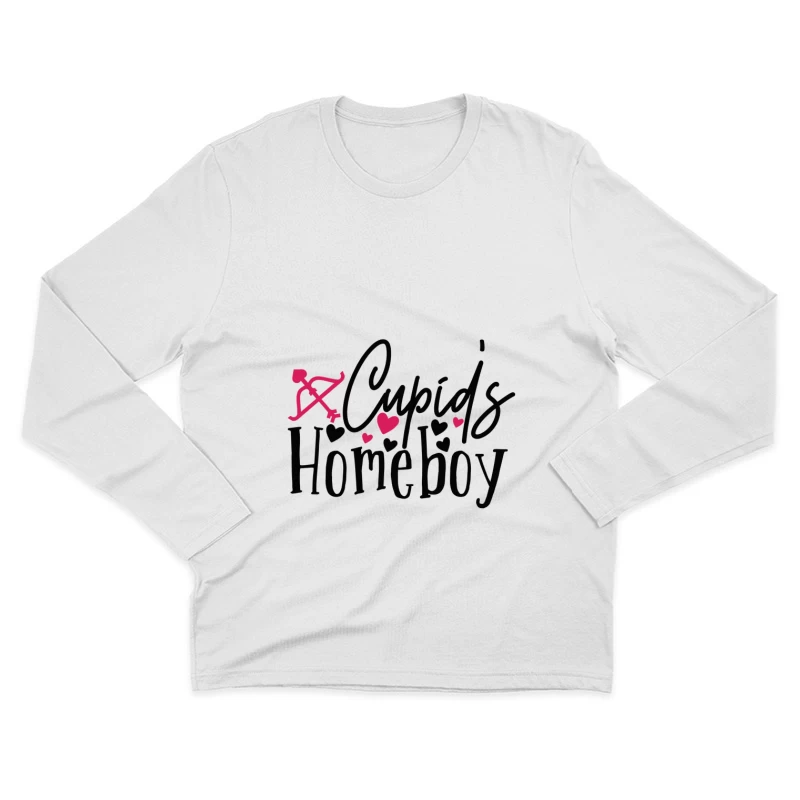Cupidon et son fidèle ami Homme Manches Longues T-Shirt