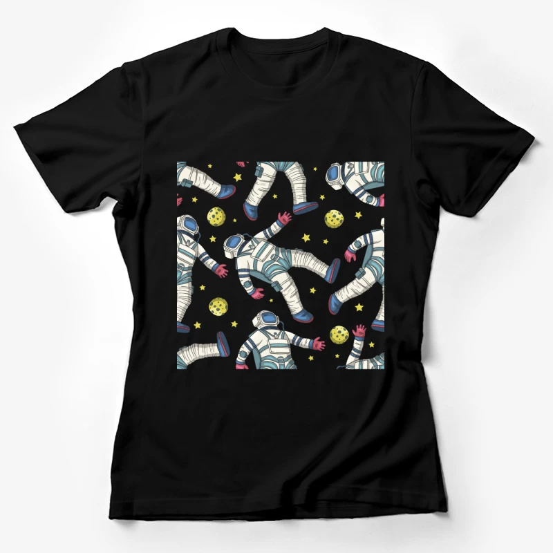 Astronauten im Weltraum Damen T-Shirt