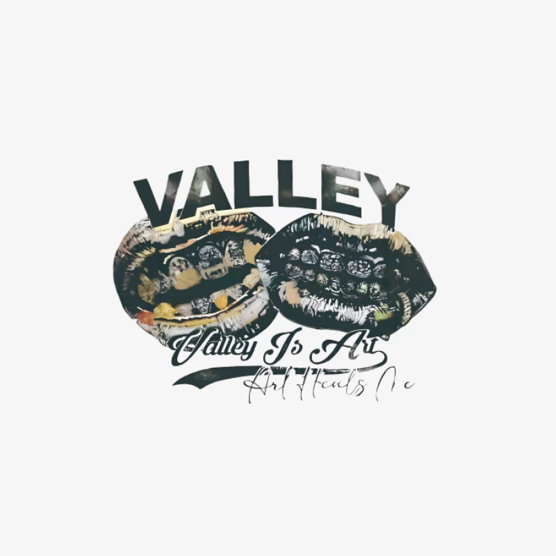 Design Artistique de Vallée Homme Sweat-shirt à enfiler