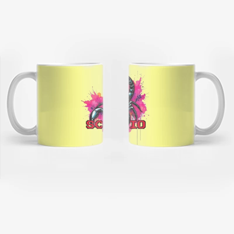 Scorpio Zodiac Art Coffee Mug