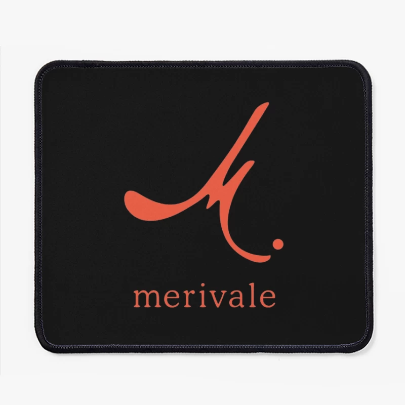 Merivale Hospitality Group Minimalist Red Logo Design Mouse Pad