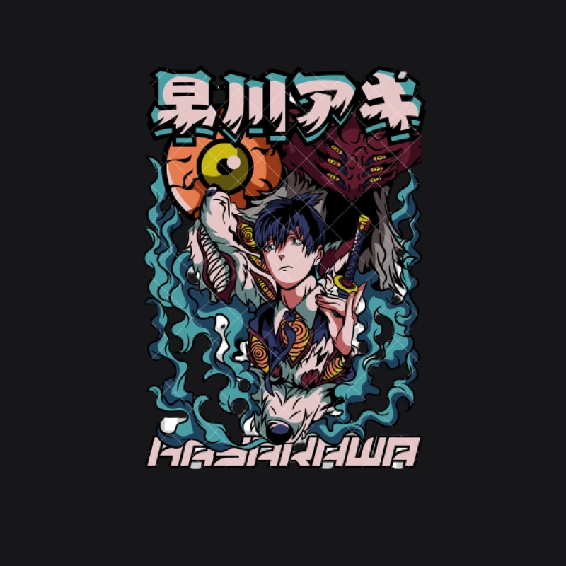 Mystische Anime-Kunst mit Schwert und Monster Damen Pullover Hoodie