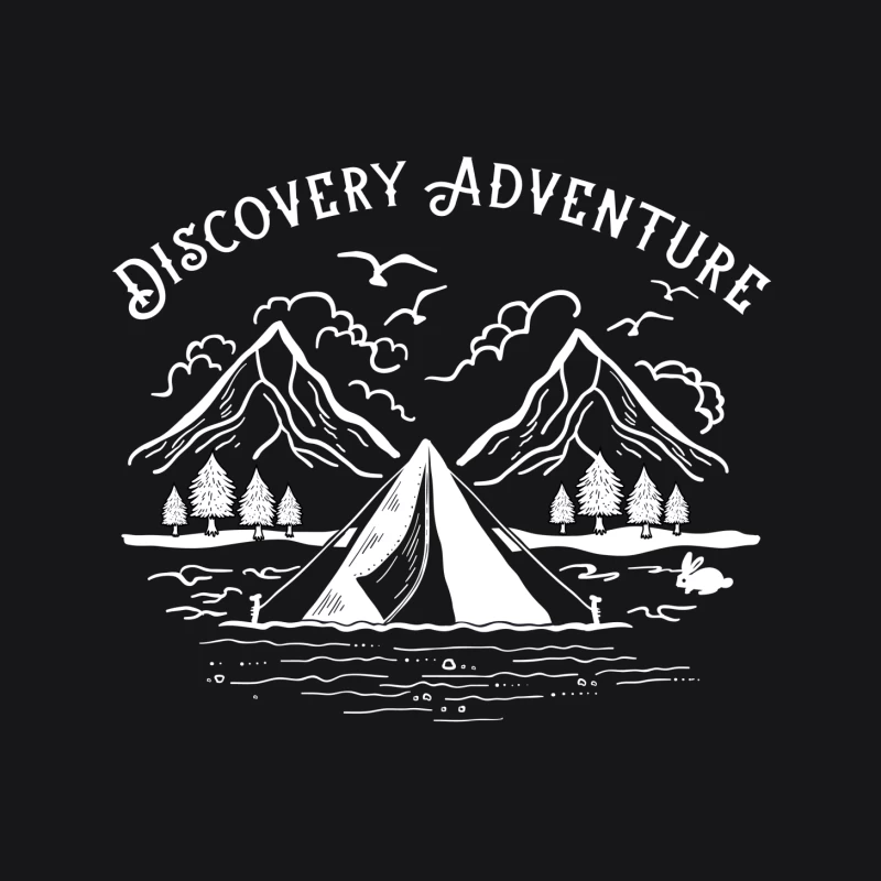 Entdeckungsabenteuer im Gebirge Herren Pullover Hoodie