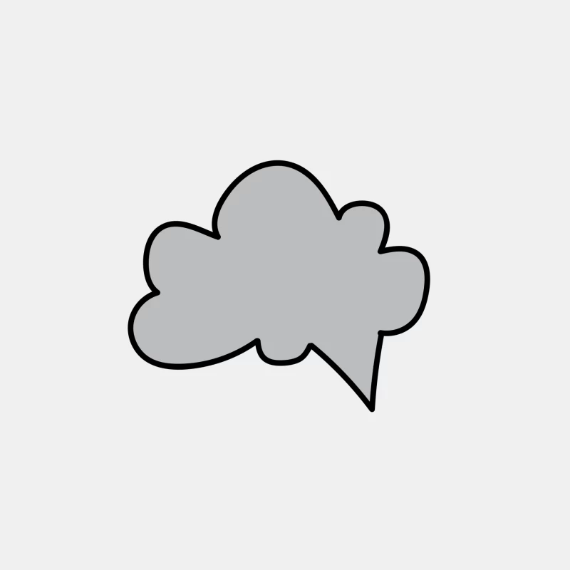 Nuage en forme de bulle Homme Débardeur