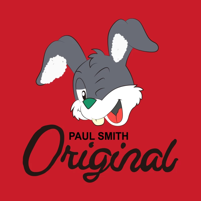 Grauer Cartoon-Hase Originaldesign Damen Pullover Hoodie