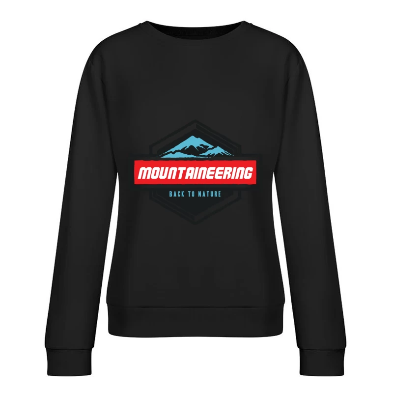 Logo de randonnée en montagne Femme Sweat-shirt à enfiler
