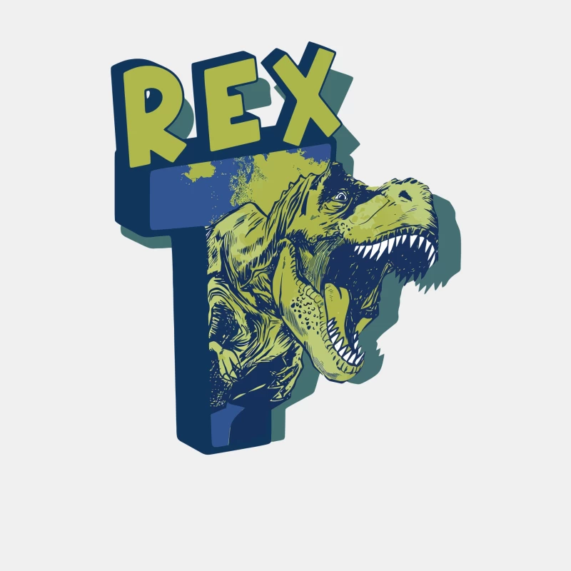 Bold Vintage T-Rex Graphic – Striking Dinosaur Design Male Tank Top