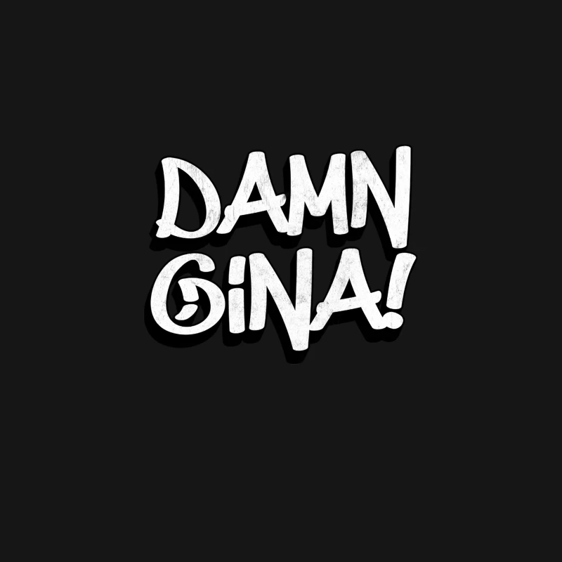 Damn Gina! 90s Kid Retro Design Desk Mat