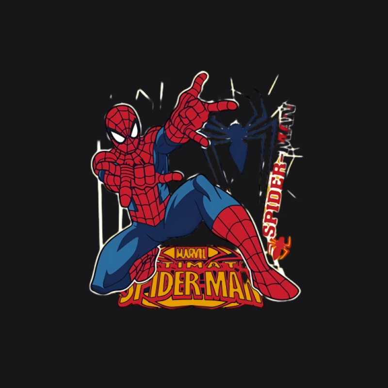 Ultimativer Spider-Man Comic Design Herren Pullover Hoodie