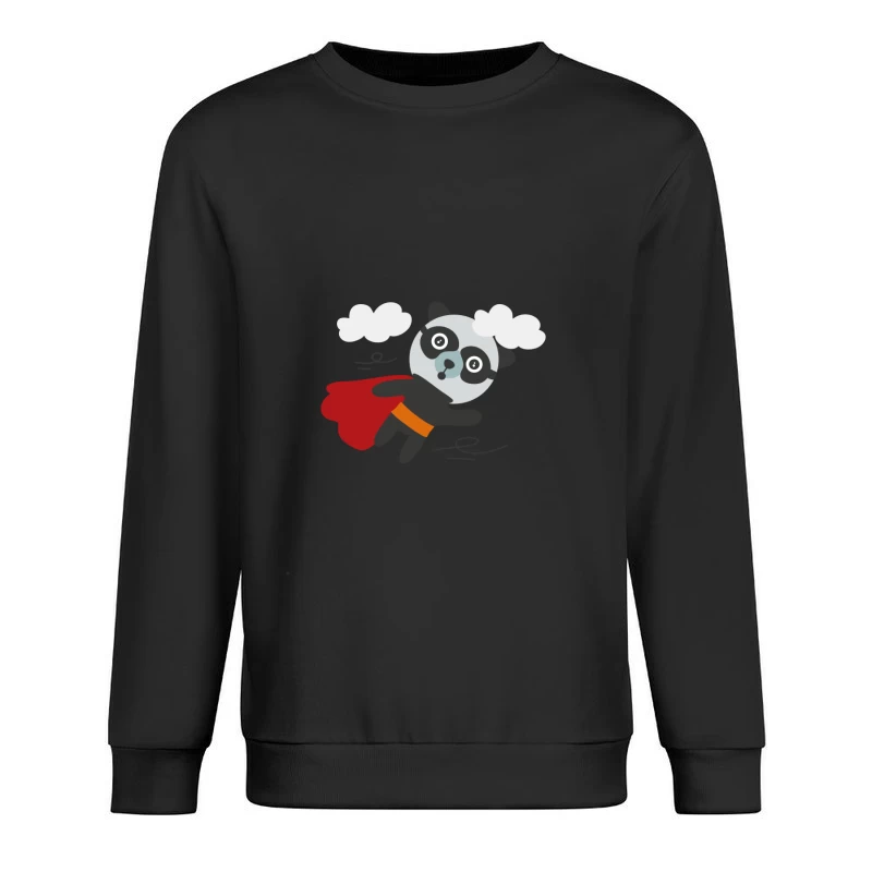 Panda Super-héros en Vol Homme Sweat-shirt à enfiler