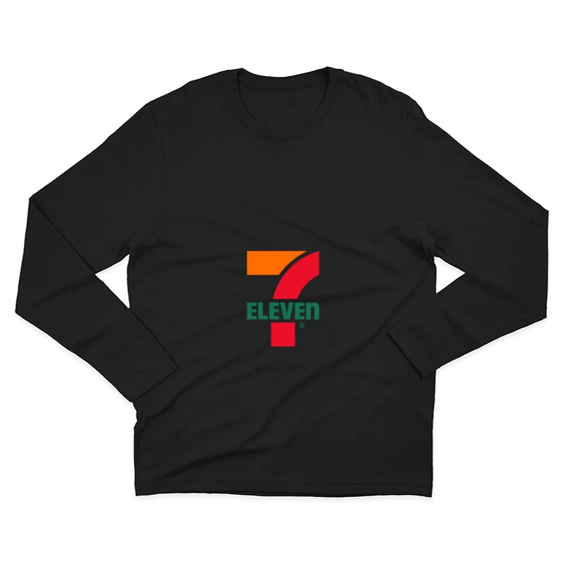 7-Eleven Convenience Store Chain Logo Design Male Long Sleeve T-Shirt