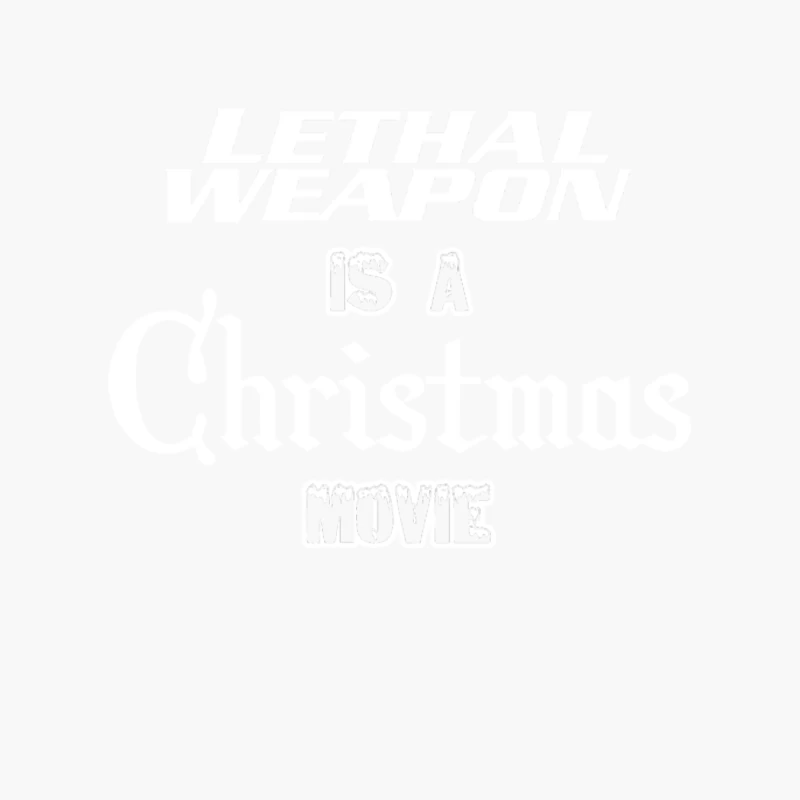 Lethal Weapon is a Christmas Movie Cotton Tote Bag