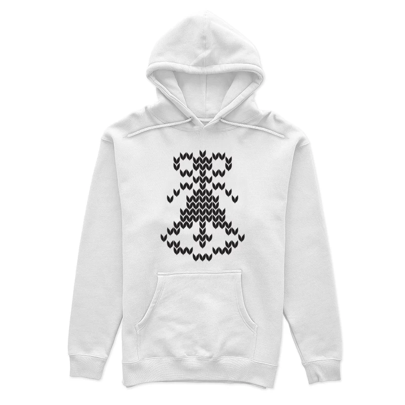 Motif en forme de cloche symétrique Femme Sweat à capuche