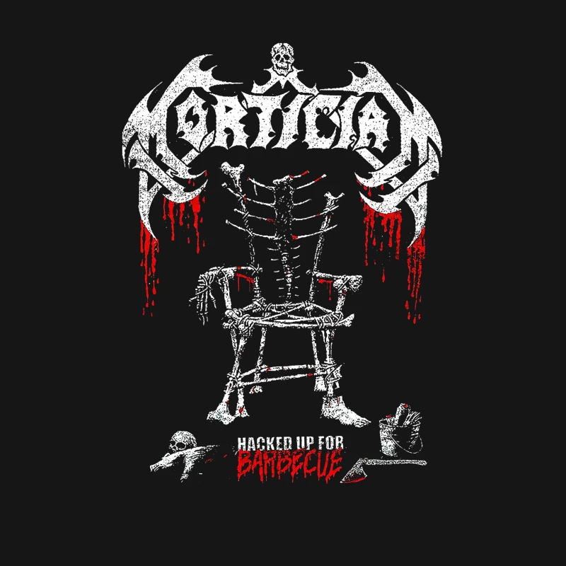 Mortician Hacked Up For Barbeque Male T-Shirt