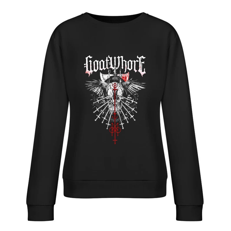 Goatwhore AUS Tour Female Pullover Sweatshirt