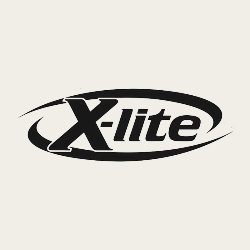 X-lite Black and White Brand Logo Design Bucket Hat