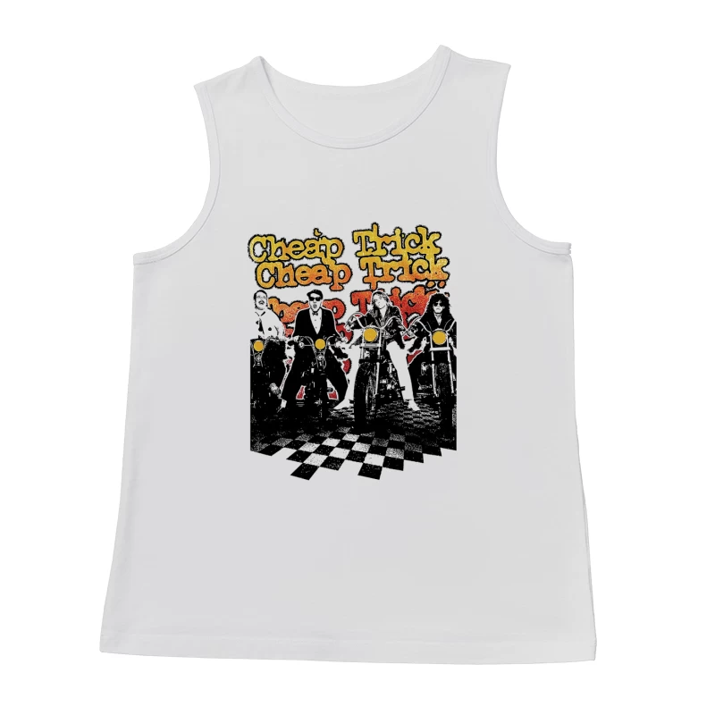 Cheap Trick Motorcycles Male Tank Top