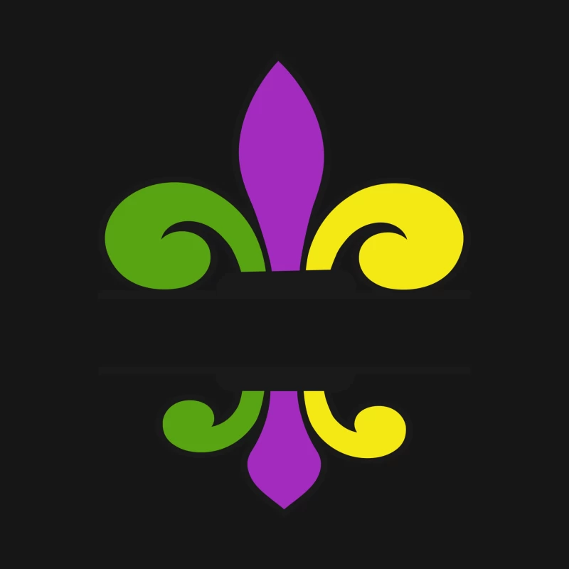 Fleur-de-lis aux couleurs vives Femme T-Shirt