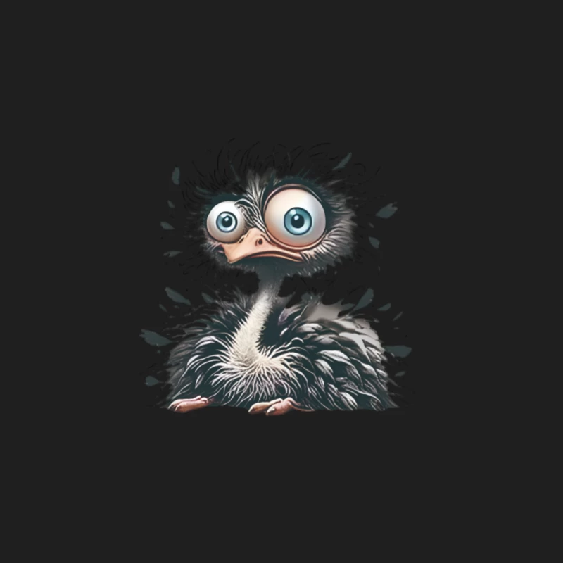 Oiseau confus aux grands yeux Homme Débardeur