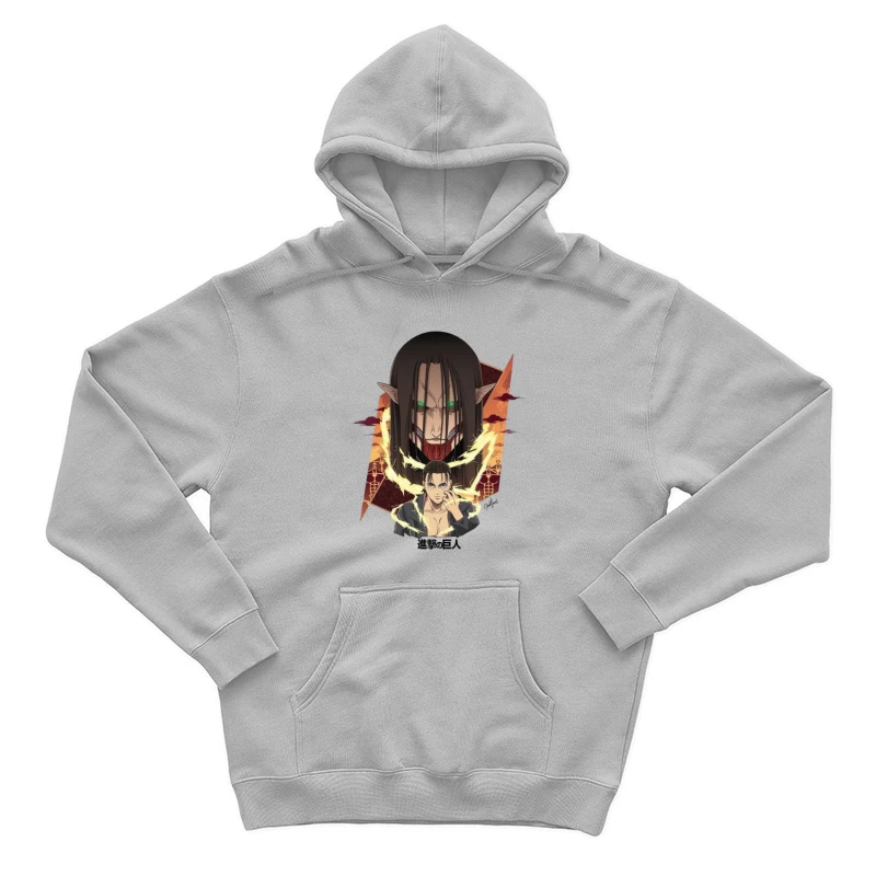 Titan-Kampf mit Energieaura Herren Pullover Hoodie
