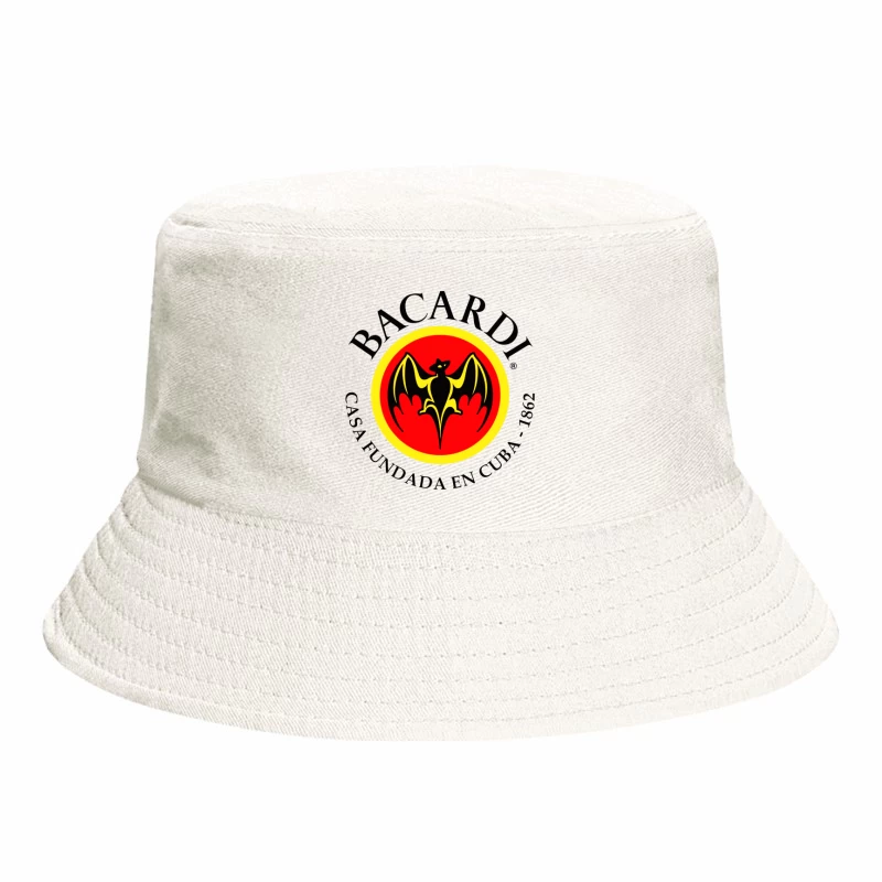 Bacardi Rum's Historic Cuban Bat Logo Bucket Hat