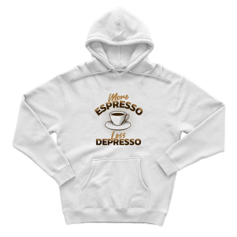 Mehr Espresso, weniger Stress Herren Pullover Hoodie