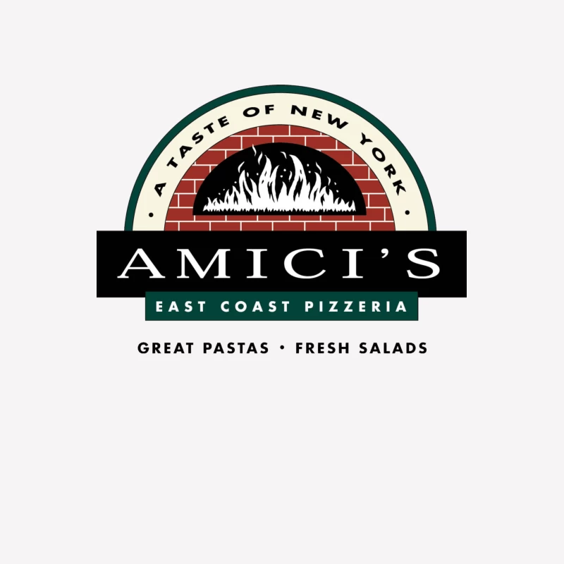 Amici's Pizza New York Male T-Shirt